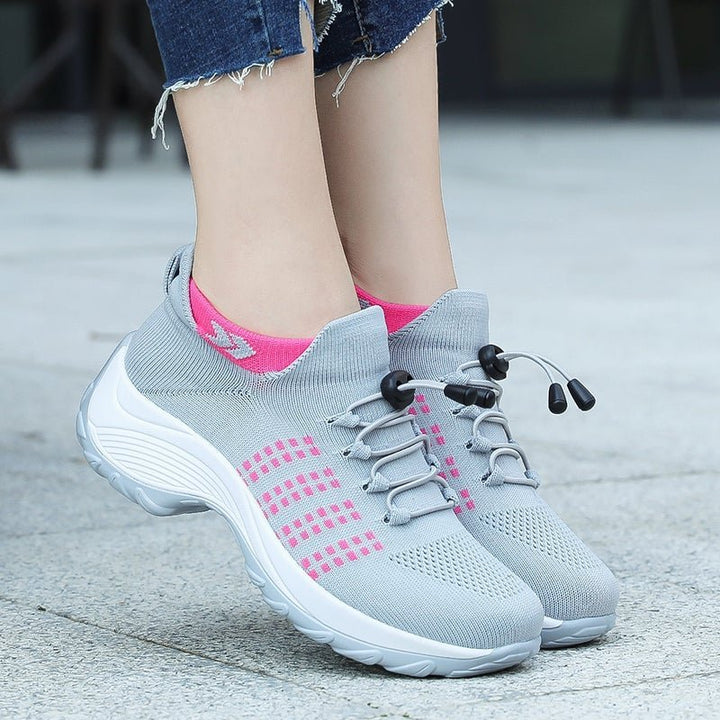 Lena | Orthopedic Sneakers – Comfortable Lace-Up Style for Women