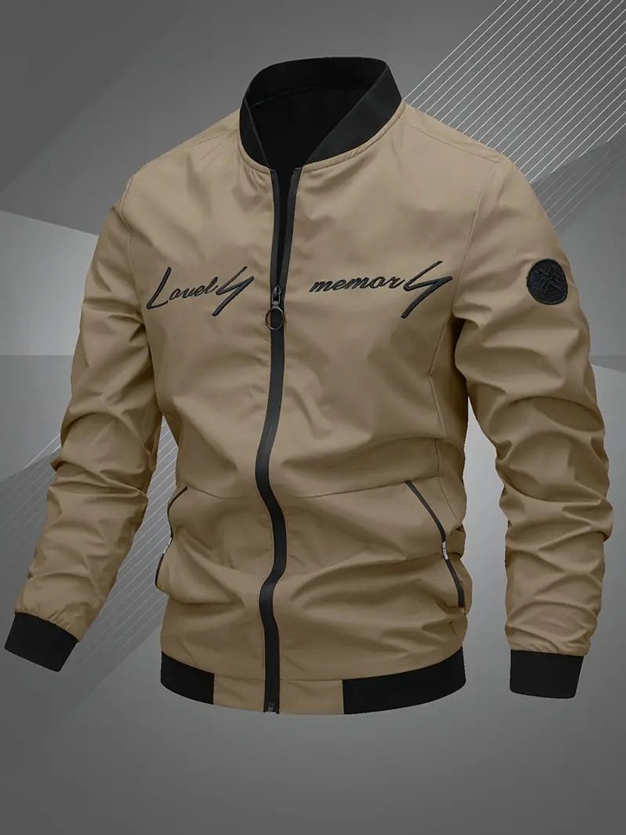 Lucas | Sporty And Lightweight Athletic Bomber Jacket