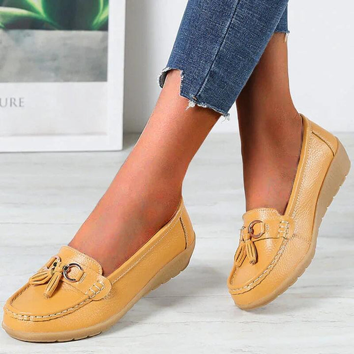 Sophia | Bequeme und stilvolle orthopädische Slipper mit weiter Passform