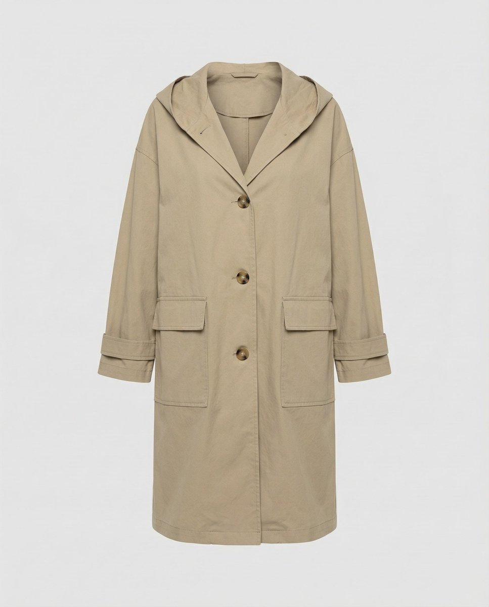 Harper | Elegante und schützende lange wasserdichte Jacke