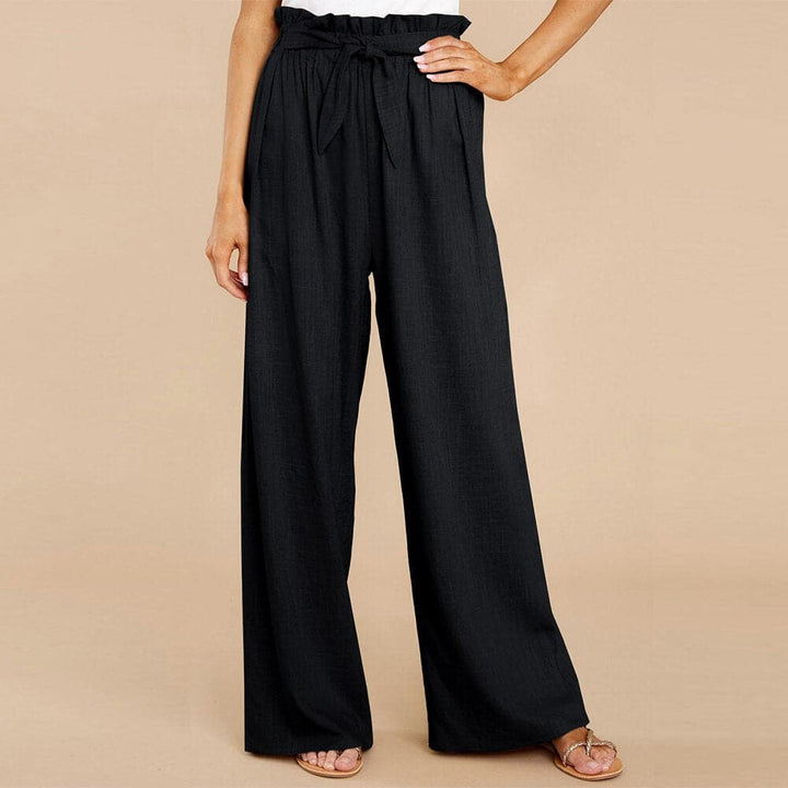 Amelia | Elegant High-Waisted Wide Leg Pants