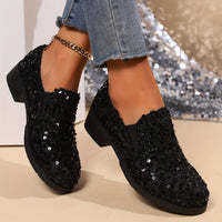 Avery | Sparkling And Elegant Low-Heel Loafers