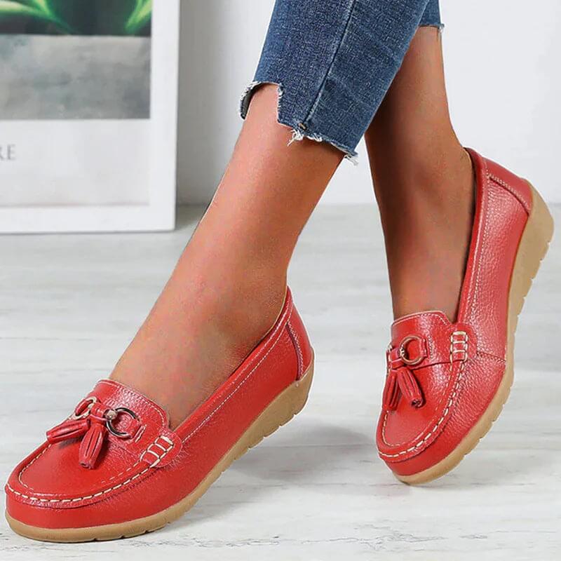 Sophia | Bequeme und stilvolle orthopädische Slipper mit weiter Passform