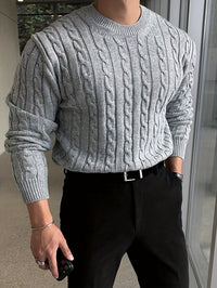 Callum | Classic Cable-Knit Sweater with Refined Texture