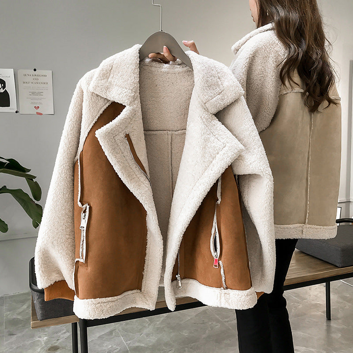 Juliane | Teddy Coat with Large Collar for Women