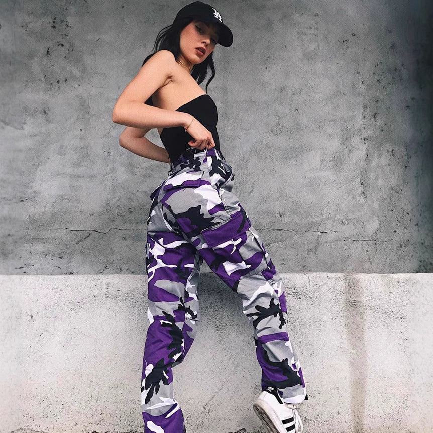 Klaudia | Stilvolle und bequeme Camouflage-Cargohose