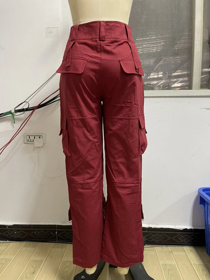 Taylor | Pantaloni cargo utility versatili a vita alta