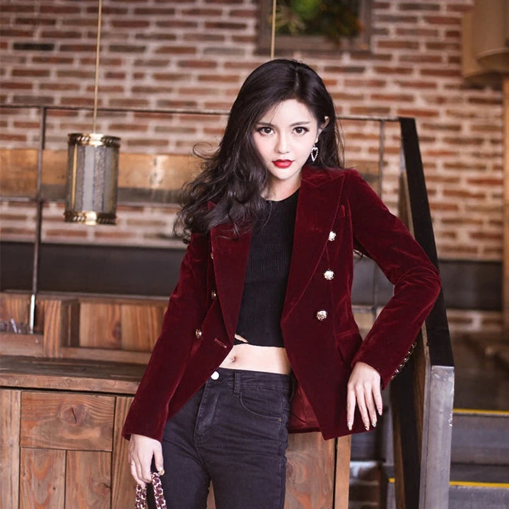 Julian | Blazer in Velluto Elegante e Accogliente